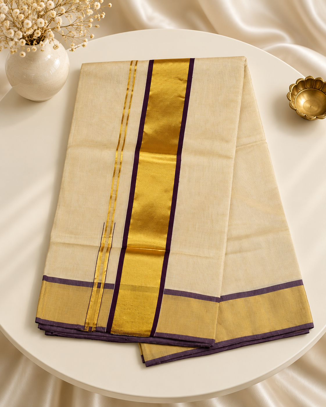 Anuraaga - Where ivory, gold and wine come together in timeless elegance.