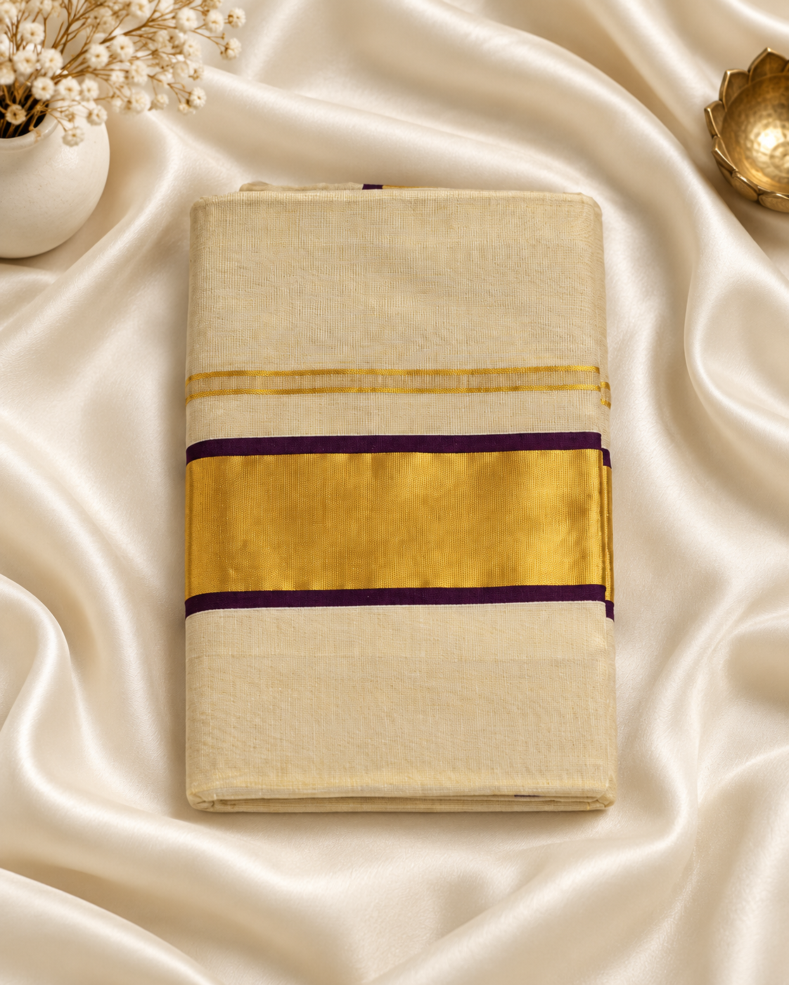 Anuraaga - Where ivory, gold and wine come together in timeless elegance.
