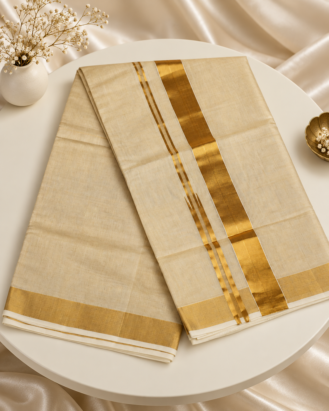 Hiranyam - Wrapped in light, woven in tradition.