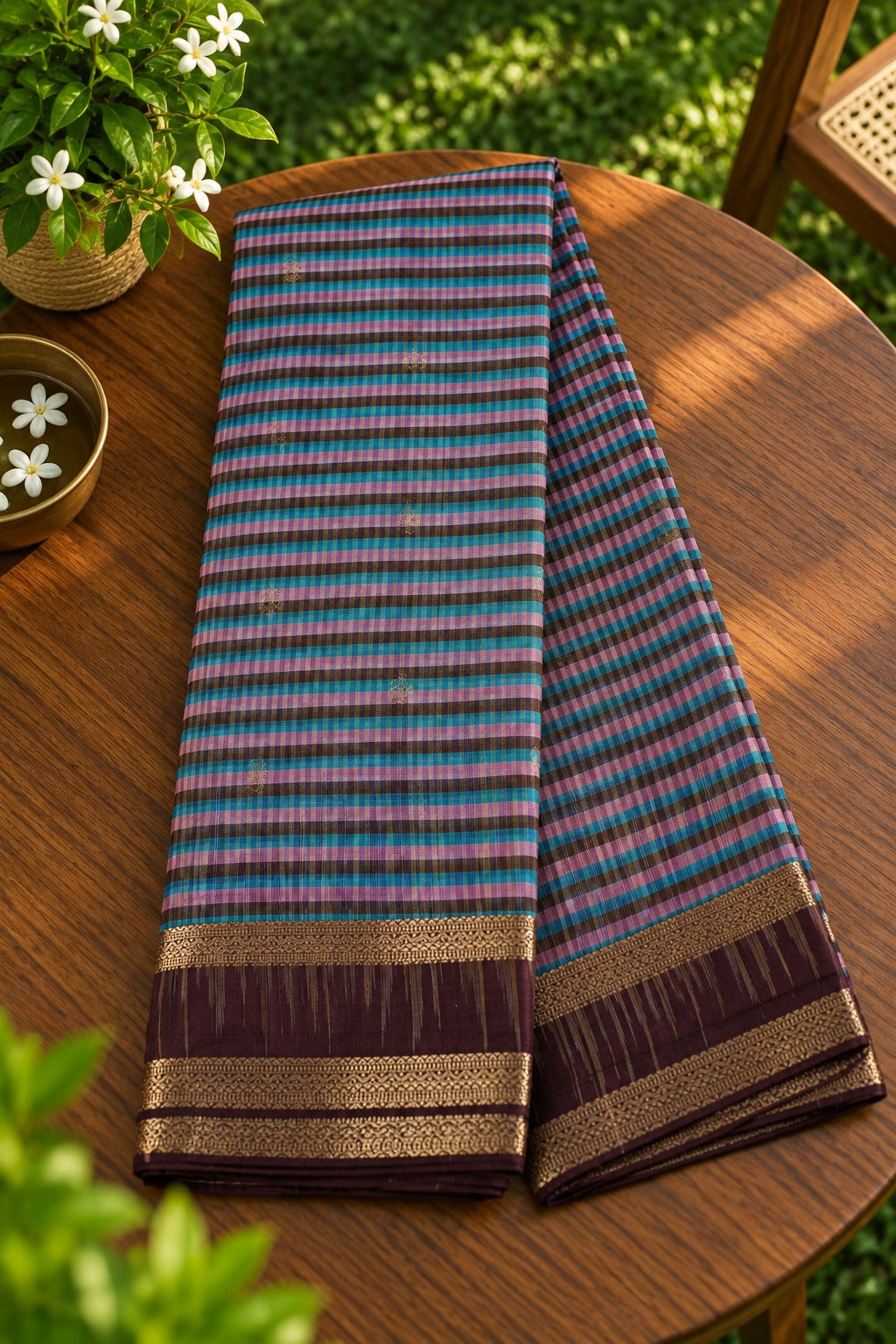 Bluebell Checks - A fresh play of colour, woven with timeless tradition.