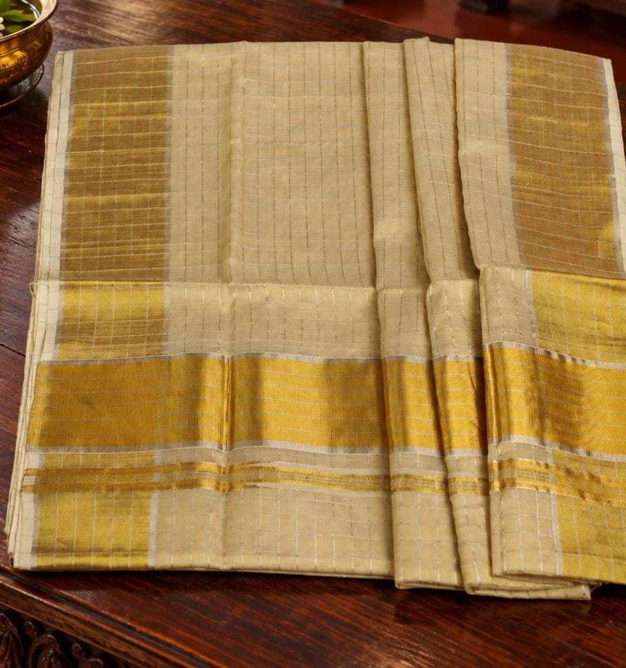 Meghadoothi - A gentle shimmer, woven with the elegance of Kerala.