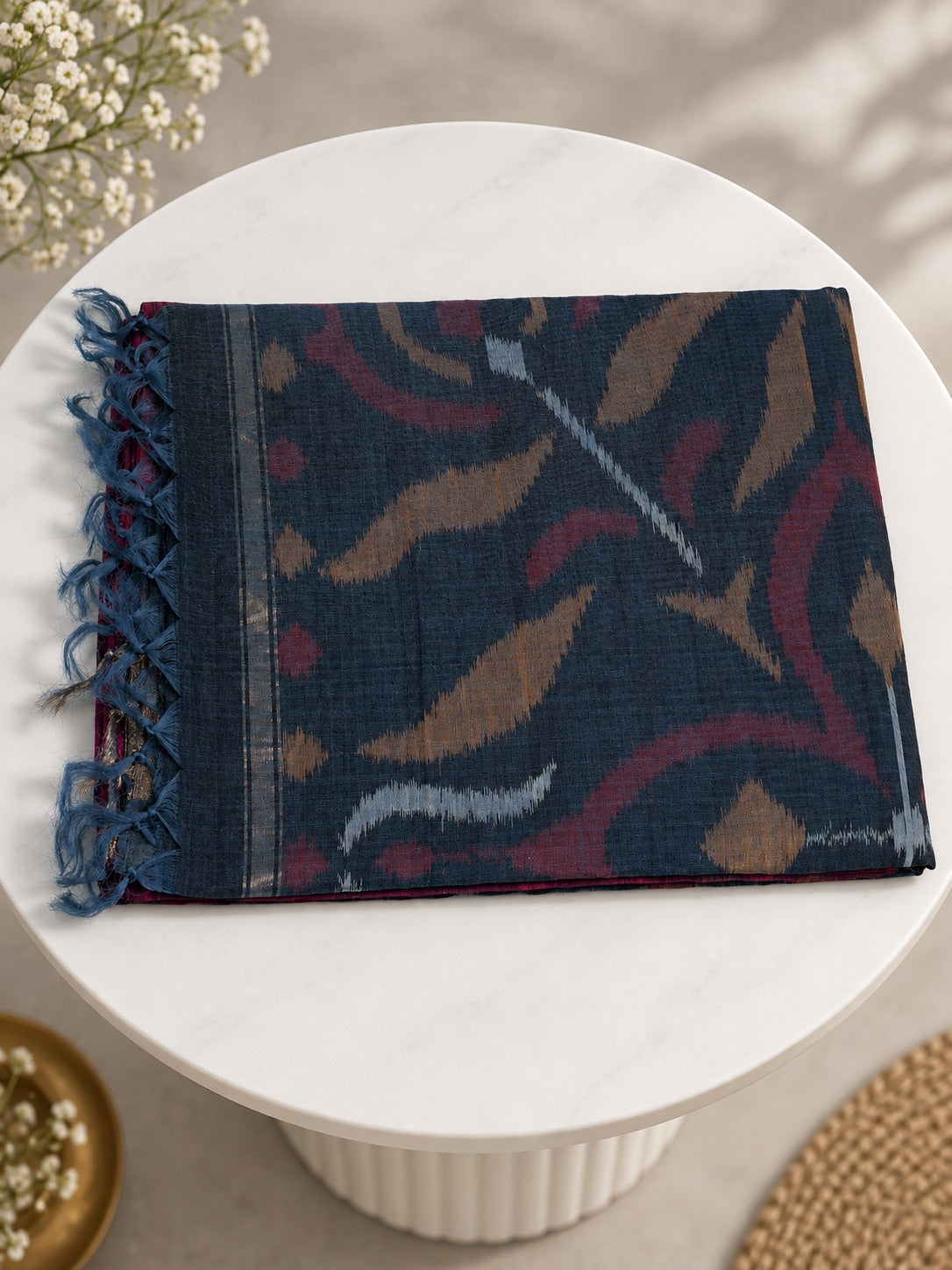 Beetroot Noir - Bold contrasts. Timeless artistry. Woven to stand apart.