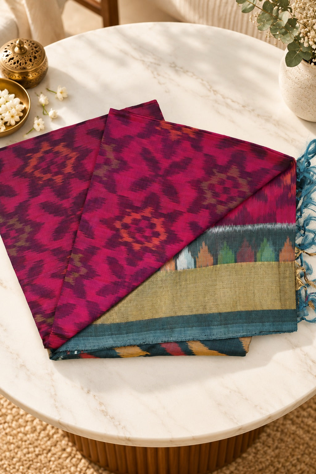 Beetroot Noir - Bold contrasts. Timeless artistry. Woven to stand apart.