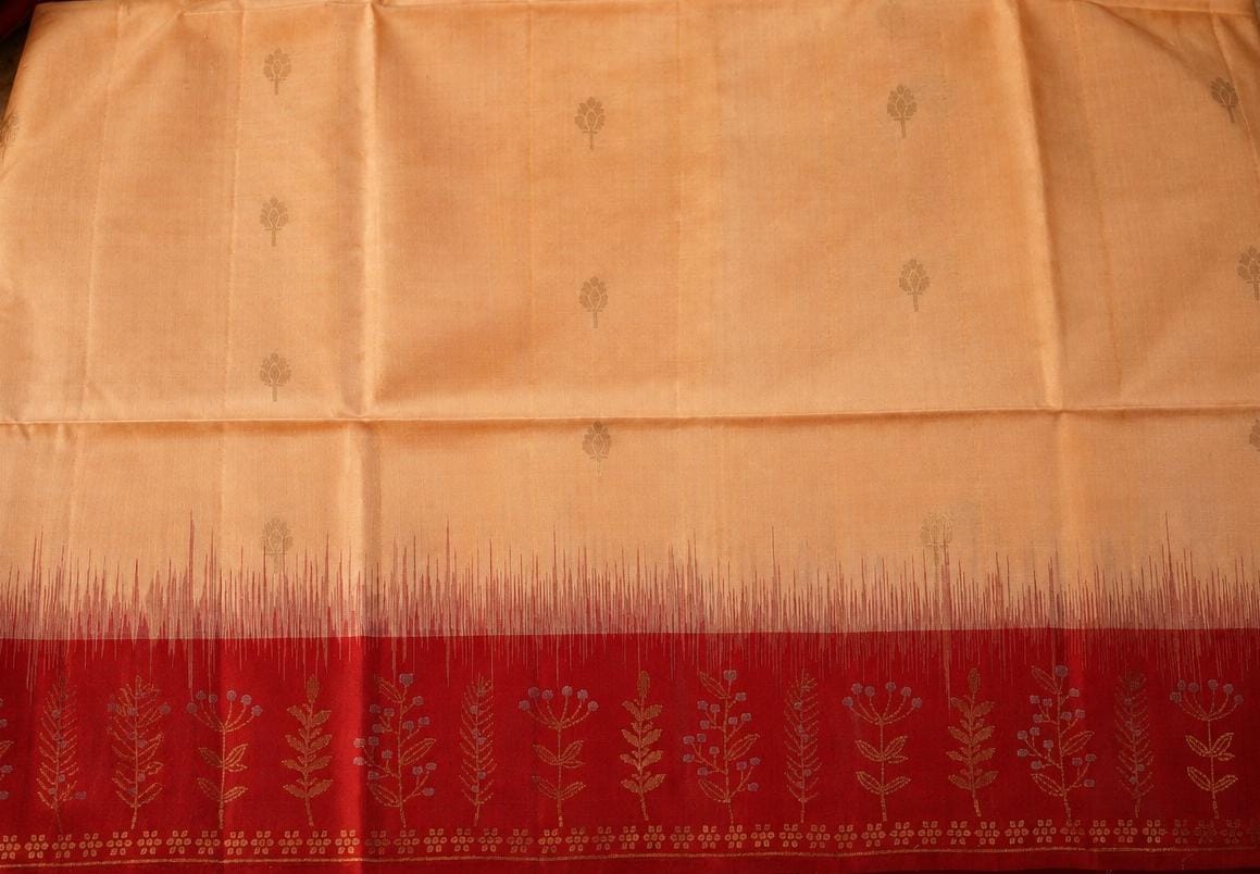Sindooram - Ivory, Sindoor red & timeless grace.