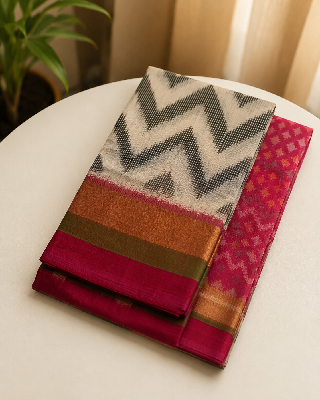 Rani Lehar - Where bold colours meet timeless craftsmanship. A drape that celebrates every graceful step.